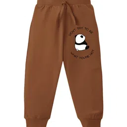 KAVEE Boys Panda Printed Pure Cotton Joggers-55