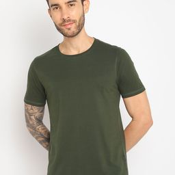 Red Chief Men Solid Round Neck T-shirt-image-88