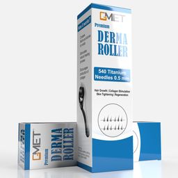 GMET Derma Roller For Hair Growth 0.5 mm with 540 Titanium Needles-16