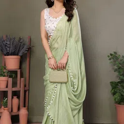 KALINI Women Green Sarees-picture-6