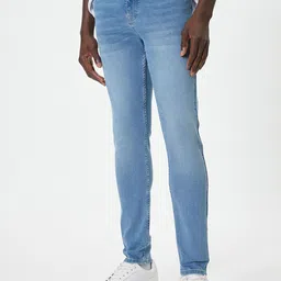 Koton Men Skinny Fit Low-Rise Trousers-image-10