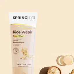 Spring H2OSkin Brightening Rice Water Face Wash With Honey - 100 ml-image-43