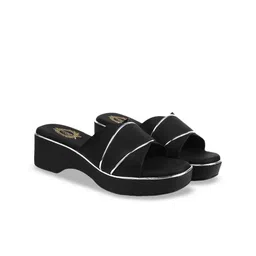 Shoetopia Party Flatform Mules-1