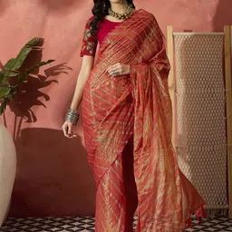 Sangria Embroidered Saree With Blouse-image-84