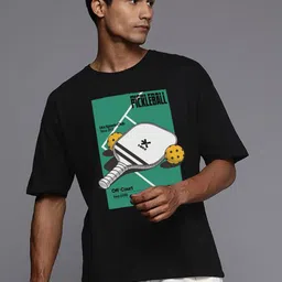 HRX by Hrithik Roshan Men Graphic Printed Round Neck Pickleball Sports T-Shirt-image-24