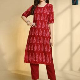 HERE&NOW Selection Of 2 Printed Straight Kurtas-image-90