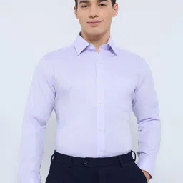Park Avenue Men Regular Fit Structure Pattern Pure Cotton Formal Shirt-picture-13