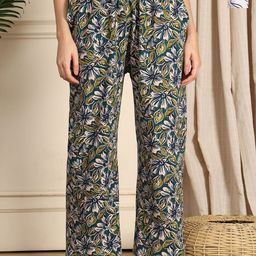 TAG 7 Pack Of 2 Printed Cotton Mid-Rise Lounge Pants-image-45