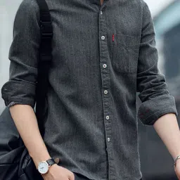 StyleCast Men Slim Fit Faded Opaque Faded Casual Shirt-picture-56
