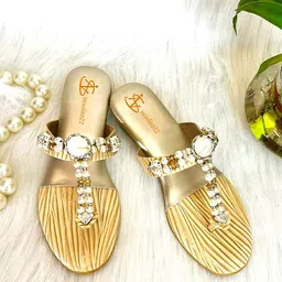 Insolito22 Women Printed T-Strap Flats-image-14