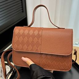 HAUTE SAUCE by Campus Sutra Women's Brown Solid Sling Bag-image-54