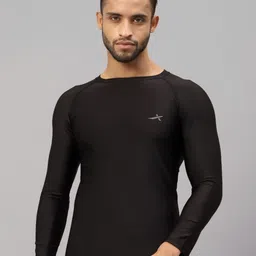VECTOR X Men Solid Round Neck T-Shirt-image-96