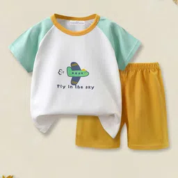 FOREVER FRIDAY Boys Printed T-shirt with Shorts Clothing Sets-image-96