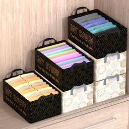 Aura Black Set of 6 Reusable Multi-Utility Organisers-image-55