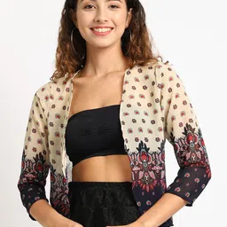 Moonaa Fashion Open Front Shrug-9