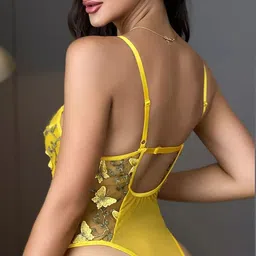 Xs and Os Self Design Net Baby Doll image 4