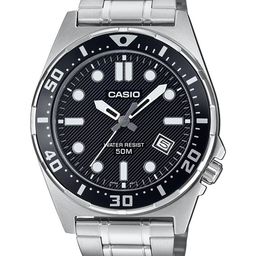CASIO Men Dial & Stainless Steel Cuff Straps Analogue Watch A2376-19