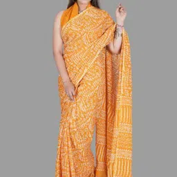 Vvlpf Warli Women Voile Warli Block Print Saree-picture-0