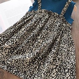 LULU & SKY Animal Print Empire Dress-43