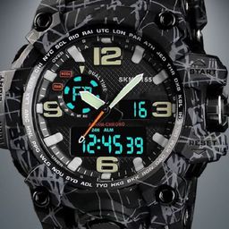 Otage Men Printed Dial & Textured Straps Analogue and Digital Watch Otg- 1155 Line-3