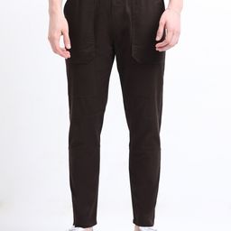 SWISS HORN Men Cotton Stretchable Cargo Track Pants-image-98