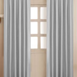 HOMEMONDE White 2 Pieces Black Out Window Curtains-image-61