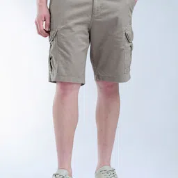Flying Machine Men Relaxed Fit Cargo Shorts-image-20