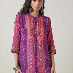 Soch Mandarin Collar Printed Tunic-picture-7