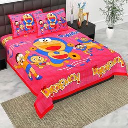 E Elma Unisex Pink Bedsheets-image-117