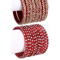 1ST TIME Maroon Alloy Bangle-49