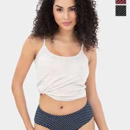Trylo Women Pack Of 3 Assorted Seamless Hipster Briefs-image-101