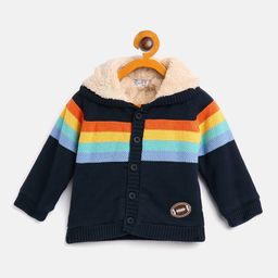 JWAAQ Unisex Kids Striped Cardigan-picture-33