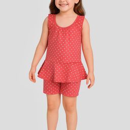 Apraa & Parma Printed Round Neck Swimming Dress-image-63
