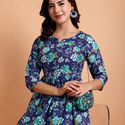 WILL BOTTOM Floral Print Cotton Top-image-99
