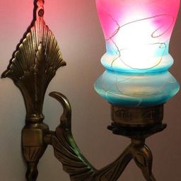 SOMIL Gold Glass Cylinder Printed Wall Lamps-image-71