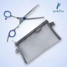 Barber Stainless Steel Silver Thinning Scissors For Salon & Home Use (6.5 Inch) Scissors-picture-17
