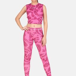 BENZOS Women Printed Mid-Rise Tracksuits-image-58
