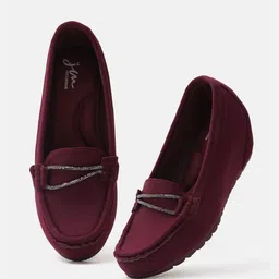 JM Looks Girls Lightweight Loafers-image-44