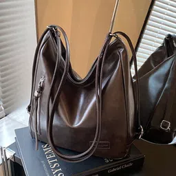 DressBerry PU Structured Shoulder Bag-image-92