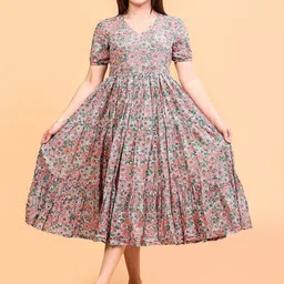 AKANYA Women Floral Print Dress-image-51