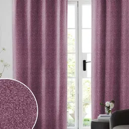 Myntra Elegant Homes Pink Set of 2 Black Out Door Curtain-image-61