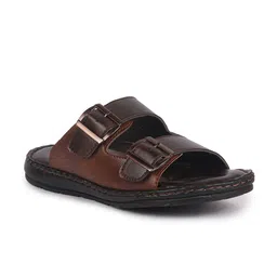 FAUSTO Men PU Comfort Sandals With Buckle Details-image-38