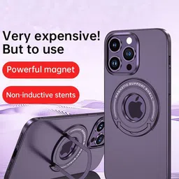 Luxury Kase Solid iPhone 15 Pro Max Premium Magnetic Support Shell Back Case image 4