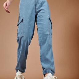 DOLCE CRUDO Women Regular Fit High-Rise Heavy Fade Stretchable Jeans-image-20