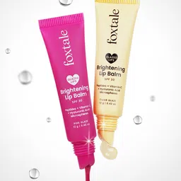 FoxTale SPF30 Brightening Lip Balm With Vitamin C- Clear & Pink-23