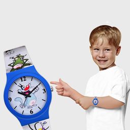 DOUBLERUN Kids Dial & Straps Analogue Multi Function Watch H05NMT-731 image 4