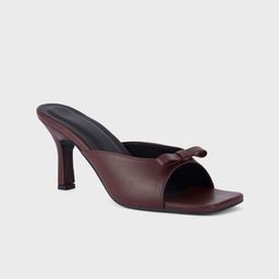 20Dresses Women PU Stiletto Pumps with Bows-17