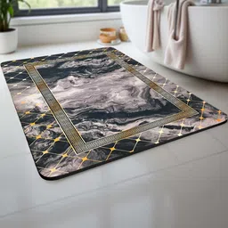 IVAZA Black 1850 GSM Silicone Bath Rugs-image-92