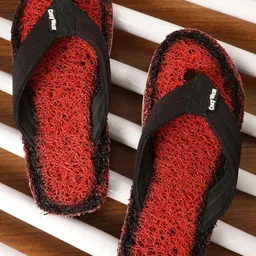 cozy wear RIFOF Men Black Flip Flops-picture-5