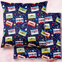 ArtzFolio Multicoloured Set of 2 Square Cushion Covers-20